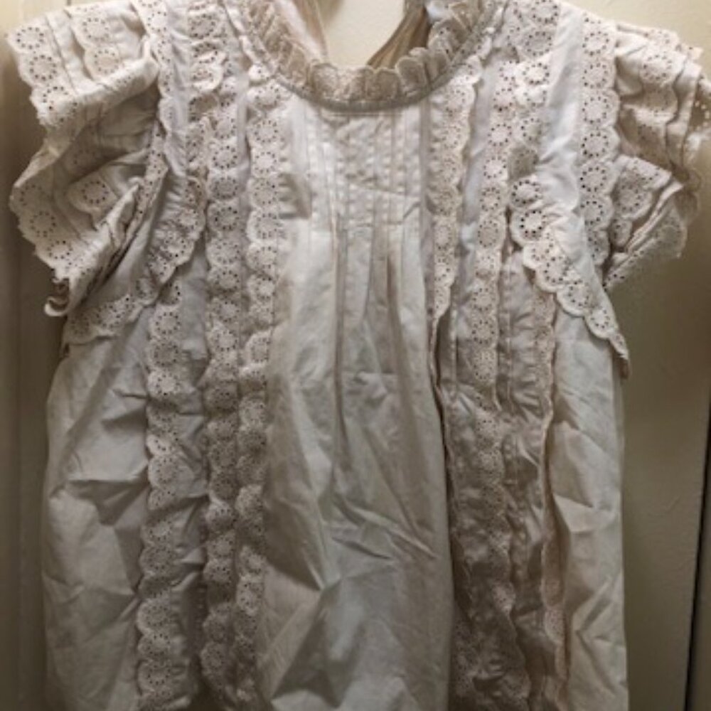 Sea New York Flutter Sleeve Blouse